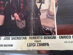 ORİJİNAL BEZ SİNEMA AFİŞİ - Dört Sıcak Yatak, (LETTI SELVAGGI) 1979, BEZ FİLM AFİŞİ / POSTERİ - BÜYÜK BOY - ORİJİNAL - 66 X 45 cm EBADINDA - Original Turkish Big Size Movie Poster - Luigi Zampa, Luis Castro, Tonino Guerra, Giorgio Salvioni, Ursula Andress, Laura Antonelli, Sylvia Kristel, Monica Vitti, Orazio Orlando, Michele Placido, José Sacristán, Roberto Benigni, Enrico Beruschi, José Luis López Vázquez,