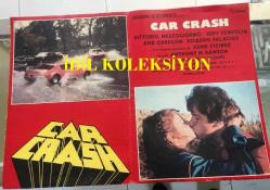 İngilizce  Amerikan ORİJİNAL BEZ SİNEMA AFİŞİ - Yarış Kurbanları, (Car Crash) 1981, BEZ FİLM AFİŞİ / POSTERİ - BÜYÜK BOY - ORİJİNAL - 65 X 45 cm EBADINDA - Original Turkish Big Size Movie Poster - Antonio Margheriti, Marco Tullio Giordana, Massimo De Rita, Concha Espina, Joey Travolta, Vittorio Mezzogiorno, Ana Obregón, Ricardo Palacios, John Steiner, Sal Borgese, Carlos Romano, Douglas Sandoval, Claudia Bono, Joaquín Amorós, Vicente Andrés, Luis Suárez, Jorge Dávila, Aldo Graziosi, Giovanni Luca, Giovanni Pietri, Massimo Reti, Antonio López, Raffaele Borgese