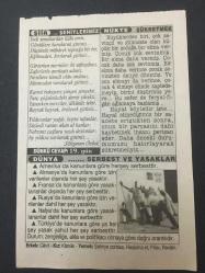 26 OCAK 2003-TAKVİM YAPRAĞI-DOĞUM GÜNÜ HEDİYESİ-TÜRKİYE GAZETESİ TAKVİMİ,KAZIM KARABEKERİN VEFATI,1948,DÜNYA GÜMRÜK GÜNÜ,ŞÜKRETMEK