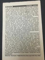 1 ŞUBAT 2003-TAKVİM YAPRAĞI-DOĞUM GÜNÜ HEDİYESİ-TÜRKİYE GAZETESİ TAKVİMİ,AYASOFYA CAMİİNİN MÜZE YAPILMASI,1935,FRANSIZ DONANMASININ REHİN ALINMASI 1553,İÇTİMA VAKTİ