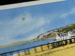 İngiltere Marimex British Made Promenade & Pier, Colwyn Bay postcard (Marimex Ltd. No. CB.605) 1950s