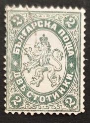 +++ BULGARİSTAN KLASİK 1886  2C     - DAMGALI