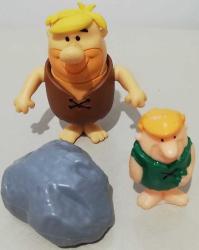 Taş Devri the funtstones barni moloztaş figür oyuncak lar ve plastik obje kaya parçası koleksiyon dekor hediye nostalji tasarım süs hobi eğlence vintage aksesuar promosyon reklam Hediyelik dekorluk retro minyatür ölçekli çizgi film roman Animasyon karikatür kahramanları