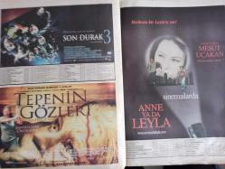 Hürriyet Keyif Magazin Dergisi - 6 Mayıs 2006 - Tiyatro Festivali - Bond Değil Komik Matador - Amerika ile Aynı Anda Gösterimde - Büyük Tiyatro Buluşması Başlıyor - Olimpiyat Teklifi Onlardan Geldi - Gösterileri Nerede İzleyebilirsiniz - Battuta - Kamulaştırılmış Hayatlara Sahibiz - Tom Cruise - Othello Son Kez - MoMA'nın Eser Alım Stratejisi - Elizabeth'in Kurbanı İskoç Kraliçesi - İsviçre'den Afganistan'a Müzikal Yolculuk - Tepenin Gözleri Filmi - Keyif Kitap - Nuh Peygamberin Bağı Ağrı Dağı'ndaydı - Haldun Taner Ölümünün 20. Yılında Anılıyor - Osmanlı İmparatorluğu'nun Mobese Kayıtları - Kısık Ateşte 15 Dakika Filmi - Nuriyem Filmi fotoğraf ve haberi - Tam Takım Dergi