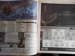 Hürriyet Keyif Magazin Dergisi - 13 Nisan 2013 - Tom Cruise Dünyayı Kurtarmaya Devam Ediyor - Editörün Seçimi - Görsellik Etkileyici Ama Senaryo Sıradan - Bu Ekip Tamamen Çıldırmış - Karlar Kraliçesi filmi - Teksas Katliamı 3D Filmi - Tasarımı Siz Yapın Onlar Uygulasın - Kendi Uzayını Yaratan Bir Musiki Bilgesi - 6 Asırda Birikti 50 Senede Yozlaştırıldı - Hat Sanatı Ayasofya'da Saltanat Kurdu - Boşlukta Süzülür Gibi Yaşayanların Dansı - Çok Fazla Ümit Pompalanıyor - Şov Dünyasının Atinalı Yıldızı - Benim Müziğim Özgür - Tarlabaşı'nın İz'li Tarihi - Candan Erçetin - Sinan Erkoç - Hasan Yıldırım - Muazzez Ersoy - Aşk Sanatı Filmi - Faruk Cimok - Anadolu Ateşi Filmi - Asi Kuş Filmi - Odada Dört Mevsim Filmi - Toplu Hikayeler Filmi - Geçit Yok Filmi - Arnold Schwarzenegger - Johnny Knoxville fotoğraf ve haberi - Tam Takım Dergi