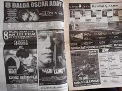 Hürriyet Keyif Magazin Dergisi - 10 Mart 2002 - Akıl Oyunları Nobel Ödüllü Şizofren - Uçlarda Gezinen Bir Yaşam - Oyunculara Matematik Dersi - Türk Kızları Çok Güzel - K-Pax Filmi - Kevin Spacey - Jeff Bridges - Pazar Tv - Behzat Uygur - Süheyl Uygur - Sibel Turnagöl - Arkadaşım Uzaylı - Güreş ve Kaybolan Değerler - Ülkemi Geri İstiyorum - Cem Pekün - Türkiye Kış Dörtlü - Ata Aydın fotoğraf ve haberi - Tam Takım Dergi