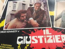 ORİJİNAL BEZ SİNEMA AFİŞİ - Acımasız, (IL GIUSTIZIERE - The 'Human' Factor) 1975, BEZ FİLM AFİŞİ / POSTERİ - BÜYÜK BOY - ORİJİNAL - 67 X 47 cm EBADINDA - Original Turkish Big Size Movie Poster - Edward Dmytryk, Peter Powell, Thomas Hunter, George Kennedy, John Mills, Raf Vallone, Barry Sullivan, Rita Tushingham, Shane Rimmer, Thomas Hunter, Frank Avianca, 	Haydée Politoff, Arthur Franz, Fiamma Verges, Danny Huston, Richard Harrison, Hillary Lief, Michael Mandeville, Mark Lowell, Jan Englund, 	Ann Ferguson, Lewis Charles, Corinne Dunne, Sharon Kellogg, Eugene Wade, West Buchanan, 	Conchita Airoldi, Jho Jhenkins, Vincenzo Crocitti