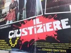 ORİJİNAL BEZ SİNEMA AFİŞİ - Acımasız, (IL GIUSTIZIERE - The 'Human' Factor) 1975, BEZ FİLM AFİŞİ / POSTERİ - BÜYÜK BOY - ORİJİNAL - 67 X 47 cm EBADINDA - Original Turkish Big Size Movie Poster - Edward Dmytryk, Peter Powell, Thomas Hunter, George Kennedy, John Mills, Raf Vallone, Barry Sullivan, Rita Tushingham, Shane Rimmer, Thomas Hunter, Frank Avianca, 	Haydée Politoff, Arthur Franz, Fiamma Verges, Danny Huston, Richard Harrison, Hillary Lief, Michael Mandeville, Mark Lowell, Jan Englund, 	Ann Ferguson, Lewis Charles, Corinne Dunne, Sharon Kellogg, Eugene Wade, West Buchanan, 	Conchita Airoldi, Jho Jhenkins, Vincenzo Crocitti