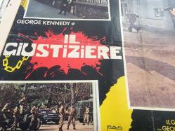 ORİJİNAL BEZ SİNEMA AFİŞİ - Acımasız, (IL GIUSTIZIERE - The 'Human' Factor) 1975, BEZ FİLM AFİŞİ / POSTERİ - BÜYÜK BOY - ORİJİNAL - 67 X 47 cm EBADINDA - Original Turkish Big Size Movie Poster - Edward Dmytryk, Peter Powell, Thomas Hunter, George Kennedy, John Mills, Raf Vallone, Barry Sullivan, Rita Tushingham, Shane Rimmer, Thomas Hunter, Frank Avianca, 	Haydée Politoff, Arthur Franz, Fiamma Verges, Danny Huston, Richard Harrison, Hillary Lief, Michael Mandeville, Mark Lowell, Jan Englund, 	Ann Ferguson, Lewis Charles, Corinne Dunne, Sharon Kellogg, Eugene Wade, West Buchanan, 	Conchita Airoldi, Jho Jhenkins, Vincenzo Crocitti