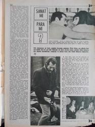 Ses Haftalık Aktüalite Sinema Tiyatro Müzik ve Gençlik Mecmuası Dergisi - 3 Aralık 1966 - Fatma Girik - Yılmaz Güney Ortalığı Yine Birbirine Kattı - Hangi Artiste Benziyorsunuz - Sanat mı Para mı? - Fikret Hakan - Filmde ve Eğlencede - Fikret Hakan - Leslie Caron Posteri - Bir Siyam Kedisi - Gino Manfredi - Leslie Caron - Kahraman silahşör - Margarinde Mühim Olan Lezzettir! - UFA'nın Üstünlüğünü Lezzeti Sağlıyor fotoğraf ve haberi - Dergi Tam Değildir Sadece 8 Sayfası Mevcuttur