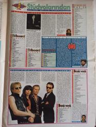 Number One Magazin Dergisi - 29 Haziran1994 - Bu Bir Rekor! - Yonca Evcimik - Deniz Arcak - Michael Jackson - New Kids'in Hazin Sonu - Eric Clapton - Merhaba - Billy Joel - Christie Brinkley - Whitney Houston - Kenan Doğulu - Kadir Tapucu - Nice Yıllara Mr. Brown - Sex Machine Sharon'la Azdı - Seden Gürel - Abba'nın İkinci Baharı - Yerli Pop - Ufuk Bigar - Drew Barrymore - Reel 2 Real - Yeni Klibin Kaçık Öyküsü - Sırdaşınız Sevda - Eylül'de Gel - Simpson Ailesi Beyaz Perdede - Arzu Ece - Arzu'nun Top Secret Projesi - Çok Tatlısın Hugh! - Cindy Crawford ile Beş Gün fotoğraf ve haberi - Tam Takım Dergi