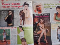 Siesta Haftalık Aktüalite Sinema Tiyatro Müzik ve Magazin Dergisi - 6 Mayıs 2007 - Melek Yargıcı - Barış Kocaoğlu - Gülben Ergen - Nükhet Duru - Sibel Can - Burcu Güneş - Berrak Tüzünataç - Tavsiyelerini Kendinde Uygula - Yeşim Salkım'dan Deniz Seki'ye Uyarı Ateşi - Kenan Doğulu - Ajda Pekkan - Filiz Akın - Nükhet Duru - Komplekssiz Erkek Varsa Buyursun Gelsin - İbrahim Tatlıses - Aysu Baceoğlu - Tuğba Ekinci - Filiz Taçbaş - Aysel Gürel - Tuğba Özay - Neco - Azra Akın - Kıvanç Tatlıtuğ - Akın Saatçi - Pelin Akat - Varol Kaynar - Ayça Dinçkök - Fuat Akdoğan - Deniz Berdan - Ronit Gülcan - Ali Poyrazoğlu - Sezen Aksu - Celine Dion - Suat Sayın - Doğa Bekleriz fotoğraf ve haberi - Tam Takım Dergi