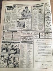 HÜRRİYET GAZETESİ   2 KASIM  1968 YIL :21 SAYI : 7371----İstanbul  Üniversite 'nin  açılışı kanlı  oldu -- Rektör  :Devletçe  tedbirler alınması  gerekiyor -- 13 öğrenci  yaralandı --Teknik Üniversitesinde   açılış  töreni  yapılmamasını  gençler  protesto   ettiler --İsmail  Akçay  'ın  ifşaatı  : İdareciler  Mexico  da kadın peşinde koştular --  Beşiktaş  yenilmeyen  unvanını  Ş. Spor   önünde  koruyacak --Meclis ve Senato  yeni  çalışma  senesine girdi ---Johnson , Humphrey  'nin  şansını artırdı ---Vietnam  bombardımanı   dün  durduruldu Liseli gençlerin  kalp taktıkları  kurbağanın  durumu iyiye  gidiyor  --  Zeytin yağı  sanıklarından  yalnız bir kişi   mahkum oldu --