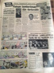 HÜRRİYET GAZETESİ   2 KASIM  1968 YIL :21 SAYI : 7371----İstanbul  Üniversite 'nin  açılışı kanlı  oldu -- Rektör  :Devletçe  tedbirler alınması  gerekiyor -- 13 öğrenci  yaralandı --Teknik Üniversitesinde   açılış  töreni  yapılmamasını  gençler  protesto   ettiler --İsmail  Akçay  'ın  ifşaatı  : İdareciler  Mexico  da kadın peşinde koştular --  Beşiktaş  yenilmeyen  unvanını  Ş. Spor   önünde  koruyacak --Meclis ve Senato  yeni  çalışma  senesine girdi ---Johnson , Humphrey  'nin  şansını artırdı ---Vietnam  bombardımanı   dün  durduruldu Liseli gençlerin  kalp taktıkları  kurbağanın  durumu iyiye  gidiyor  --  Zeytin yağı  sanıklarından  yalnız bir kişi   mahkum oldu --