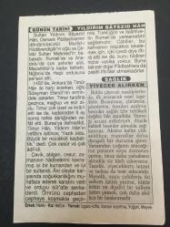 18 TEMMUZ 2003-TAKVİM YAPRAĞI-DOĞUM GÜNÜ HEDİYESİ-TÜRKİYE GAZETESİ TAKVİMİ,İLİMLER AKADEMESİNİN ENCÜMENİ DANİŞ AÇILIŞI 1851,MİSAK I MİLLİNİN TBMM DE KABULÜ,1920,YILDIRIM BAYEZIT HAN