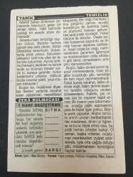 19 TEMMUZ 2003-TAKVİM YAPRAĞI-DOĞUM GÜNÜ HEDİYESİ-TÜRKİYE GAZETESİ TAKVİMİ,İSLAM ORDUSUNUN İSPANYAYA ÇIKMASI,711,PLEVNE MUHAREBESİNİN BAŞLAMASI 1877,TEMİZLİK