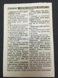 5  EYLÜL 2003-TAKVİM YAPRAĞI-DOĞUM GÜNÜ HEDİYESİ-TÜRKİYE GAZETESİ TAKVİMİ,NAZİLLİ PAZARYERİ DOMANİÇ,ALAŞEHİR,GÖRDES,VE SALİHLİNİN KURTULUŞLARI 1922,KÜFRE DÜŞÜREN HALLER