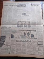 Ulus Gazetesi - 23 Mart 1957 - CHP Meclisi Dün Toplandı - Adalet Bakanı Hüseyin Avni Göktürk 4 Hakimi Daha Emekliye Ayırdı - Ortadoğu'ya Yapılacak Yardım Mali Olmaktan Ziyade Siyasi Garantidir -  Amerika Bağdat Paktının Askerî Komitesine Girecek - Kasım Gülek'in Trafik Kazası Duruşması - Batı Almanya Savunma Bakanı Josef Straüss Bugün Geliyor - Hüseyin Cahit Yalçın - Osman K. Akol - Devlet Kuşu Yazan Orhan Kemal Yazı Dizisi - Sümerbank İşçilerinin Kongresi Geri Bırakıldı - Cinsel Ruhsal Sosyal Hayatımız - Suriye'de Dün De Kanlı Olaylar Oldu - Yakup Kadri Karaosmanoğlu - İstanbul'dan Ramazan Hazırlığı - Bir Gerçek Sanatçı Şarlo Charlie Chaplin - Ankara Makarnası - Türkiye Voleybol Şampiyonasında Hilalspor Mağlup Kale Karardı Galip - Yolspor - Türkiye Kros Şampiyonası