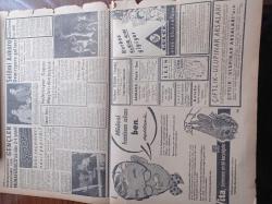 Ulus Gazetesi - 27 Nisan 1957 - Muğla Ve Fethiye'de Deprem Devam Ediyor - Kıbrısla İlgili Toplantılar - Ürdün'de Sokağa Çıkma Yasağı Devam Ediyor - Süveyş Meselesi Güvenlik Konseyinde - Büyük  Millet Meclisi Bayram Tatiline Girdi - İran Şahı Ve Kraliçe Süreyya Muayene Edilecek - David Oystrah Konserini Verdi - Devlet Kuşu Yazan Orhan Kemal Yazı Dizisi - Suphi Uzunca - Yalçın Tuna - Kahveciler Yalnız Ihlamur Pişirecek - Cinsel Ruhsal Sosyal Hayatımız - Frederik Yazan Walter Von Mold Nakleden Leyla Çambel - Yasak Aşk Türkçesiyle Mehmet Eser -  Vita Yağ - Federasyon Kupası Maçları Dün Başladı - Boks Seçmeleri Nasıl Yapıldı - Beşiktaşlı Meşhur Refik Osman Top Öldü - Kıymetli Hoca İlhami Bayrı - Marilyn Monroe Yaz Bekarı