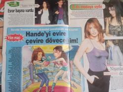 Mega Pasha Haftalık Aktüalite Sinema Tiyatro Müzik ve Magazin Dergisi - 2 Mayıs 1999-Hande Ataizi’ni evire çevire döveceiğim karikatürlü haberi - Sibel Turnagöl - Özlem Savaş - Reyhan Karaçam - Ufuk Yıldırım - Tolga Rengaviz - Sevda Demirel - Yıldız Tilbe - Ebru Gündeş - Başak Boztepe - Hilal Özdemir - Cenk Tangil - Fedon - Sedat Yüce - Ajlan Büyükburç - Suat Suna - Melike Öcalan - Asuman Zaim - Nilgün Dumanlı - Ece Erken - Ayfer Toprak - Sibel Can - Müslüm Gürses - Aşkın Nur Yengi - Sevgi Gönül - Monik Benardete - İzzet Habib - Cemil İpekçi - Nükhet Duru - Tarık Akan - Acun Güney - Yavuz Yılmaz - Tuğba Özay - Alp Ergün fotoğraf ve haberi - Tam Takım Dergi