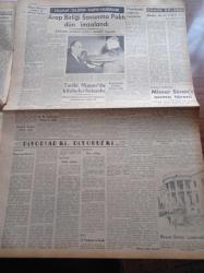 Ulus Gazetesi - 10  Nisan 1950 - Cumhuriyet Halk Partisi Adaylarının Yüzde Yetmişi Belli Oldu - Cumhurbaşkanı İsmet İnönü Dün Ankara Ve Malatya'dan Aday Seçildi - Başbakan Şemsettin Günaltay Hareket Etti - Yıl Sonunda 18 Bin Kilometrelik Mükemmel Yolumuz Olacak - General MacArthur'dan Türkiye'ye Selam - Uçan Gölgeler Yazan Server Bedi Yazı Dizisi - Hasanoğlan Köy Enstitüsündeki Tören - Feridun Osman Menteşeoğlu - Basketbolda Türkiye Birinci Oldu - Ertuğrul Gazi'nin Türbesi Açıldı - Mimar Sinan'ı Anma Töreni - Beyaz Saray Tamir Ediliyor - Yankee Paşa Yazan Edison Marshall - Sefiller Filmi - Lüküs Hayat Park Ve Sus Sinemalarında - Hazım Körmükçü - Milli Eğitim Maçlarında Dünkü Neticeler - Beşiktaş Altay'ı Yendi - Maraton Koşusu İzmir'de Yapıldı - İzmir At Yarışları Neticeleri