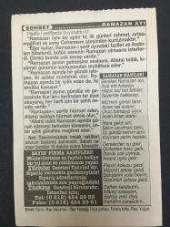 4  KASIM 2003-TAKVİM YAPRAĞI-DOĞUM GÜNÜ HEDİYESİ-TÜRKİYE GAZETESİ TAKVİMİ,OSMANLI ORDUSUNUN SOFYAYA GİRİŞİ,1398,LODOS RÜZGARLARI UNESCO GÜNÜ,RAMAZAN AYI