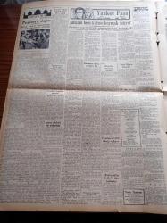 Ulus Gazetesi - 18 Mart 1950 - Subay Aylıkları Kanun Tasarısı Meclisten Çıktı- İsmet İnönü'nün Dünkü Kabulleri - Çanakkale Zaferinin Yıldönümü - Hindistan Pakistan Münasebetleri - Aktay Motörü Hadisesi - İşçi Partisinin Çoğunluğu Beşe İndi - Milli Savunma Bakanı Hüsnü Çakır - Peyami Safa Köşe Yazısı - Hüseyin Cahit Yalçın - Hasan Ali Yücel Köşe Yazısı - Uçan Gölgeler Yazan Server Bedi Yazı Dizisi - Komünist Çin'de Kıtlık Başladı - Birleşmiş Milletler 1950 Programı - Feyha Talay'ın Konserleri - Yedi Düvele Karşı Koyan Mehmetçik - Çanakkale Zaferinden Hatıralar - Selim Sırrı Kayaalp - Nazmi Dolunay - Hemşire Nimet Yazan Azmiye Hami Güven Yazı Dizisi - Mualla Gökçay Aile Saz Salonu - Milli Eğitim Maçları Bugün Başlıyor - Ankara Boksörleri Çalıştırıcı Buldular - Binbaşı P. Martin Birinci Sınıf Bir Antrenördür