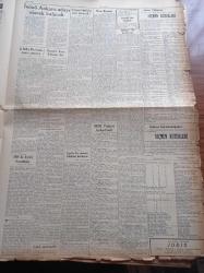 Ulus Gazetesi - 9 Mart 1950 -  Başbakan Şemsettin Günaltay -İsmet İnönü Ankara Adayı Olarak Kalacak - Cumhurbaşkanı İsmet İnönü Sel Felaketi Mağduru Eskişehir'e Hareket Etti - Bayındırlık Bakanı Şevket Adalan Halen Açıkta Kalan Bir Vatandaş Yoktur - Felaketlere  Yardım İçin Ankara Halkı Seferber Oldu - Kansere Karşı Bulunan İlaç - Profesör Necati Eranıl - Profesör Rasim Adasal - Namık Zeki Aral - Feridun Osman Menteşeoğlu - Hemşire Nimet Yazan Azmiye Hami Güven Yazı Dizisi - Van Gölü İçin Gemi İnşa Ettirilecek - Milli Takım Atletimiz - Zehra Bilir Bomonti Aile Saz Salonunda-  Erzurum Folklor Gecesi - Eskişehir Su Baskınından Resimler - Bulmaca - Radyo Bugünkü Program - Tarım Bakanı Cavit Oral Geldi - Seçmen Kütükleri Nasıl İşlenecek - 1949'da Harici Ticaretimiz -  Nazilli'nin Üç Köyünde Muhtar Seçimini CHP'liler Kazandı