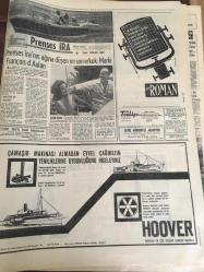 HÜRRİYET GAZETESİ 9 EKİM 1965 YIL : 18 SAYI :6266-Hoover Çamaşır Makineleri reklamı-Zina Şampiyonu Ahmet’i Karısı Affetti haberi-Prenses Fazıla-Oyunu kullanmayanlar  sonra icrattan  şikayet  edemezler  : Ürgüplü ,  herkesi oy vermeye  davet etti -- Armatör  Hayri Baran  'ın  yaptığı  çıkarma  gemisi  donamaya  devredildi -- CHP  lideri  :AP , yabancı  sermaye sığınıyor --Yerli  petrol  öncelikle  kullanılmadığı  için  TPAO  istihsalini  azalttı --- Demirel , CHP 'yi  aşırı  sola  taviz  vermekle   suçladı -- Çimentodan  milyon  vuranlara neden  müsamaha  ediyorsunuz ----Ormanda çırılçıplak  çekilen  resimler  bir  kasabayı  tedirgin etti ----Prenses  İra 'nın ağına düşen  en son  erkek : Marki François  Aulan ---A. Erol ve Eşref  Aydın   idare  heyetini  de uyuttu --Spor Toto 'ya dahil 11 maç  bugün  oynanıyor--- Allah  Fenerbahçe 'yi  kurtarsın -- Fenerbahçe 'yi  Selahattin  Torkal  Çalıştıracak --Beyaz  perde de  göğüs  vücut kadar  önemli  ---