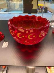 Antika - Ay yıldızlı Paşabahçe özel koleksiyon cam kase - kitantik - kitaLog