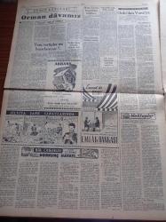 Ulus Gazetesi - 2 Eylül 1953 - İran'daki Rus Büyükelçisi Lavrentiev İntihar Etti - Vedat Dicleli - CHP Genel Başkanı İsmet İnönü İstanbul'da - Amerikan Dışişleri Bakanı Foster Dulles'in  Komünist Çin'e  İhtarı - Demokrat Parti Eğitim Sistemini Baltalıyor - 1953 Avrupa Güzellik Kraliçesi Müsabakası - Ziraat Enstitüsü Eski Rektörü Süreyya Genca Vefat Etti - Casanova'nın Portresi - Recai Güreli - Bir Casusun Korkunç Hayatı J.T. Samat Yazı Dizisi - Dünya Güzeli Fransız Christiane Martel Hollywood'da - Karikatürler Dünya Basınından - Çocuk Sayfa - Nasreddin Hoca - Ezop Masalları Tilki Ve Keçi - Telgraf Telefon Radyo Haberleri - Yeni Nazi Partisini Kapatmak İçin Teşebbüs Alaska'da Altın Arayıcıları - Hamiyet Yüceses Şehir Bahçesinde - Ordu Terfi Listesi - Dünya Güzelleri İstanbul'da Fotoğraflı Haber - Türkiye İkinci Güzeli Belgin Doruk