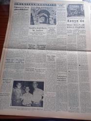 Ulus Gazetesi - 11 Eylül 1953 - CHP Genel Sekreteri Kasım Gülek Hakkari'de Bir Konuşma Yaptı - Amerika'nın Yeni Ankara Büyükelçisi Ekselans Avra Warren - İstanbul'da Yapılan Güzellik Müsabakası - Hüseyin Cahit Yalçın - Antalya Civarında Ormanlar Yanıyor - Milletlerarası Bankadan Türkiye'ye 9 Milyon Dolar Kredi - Amerika'nın Fransa'ya Yeni Yardımı - Nihat Erim Köşe Yazısı - Liselerin Islahı Meselesi Yazan Yunus Kazım Köni - Kemal Gencosman - Silviya Şark Saraylarında - Almanya İle Ticari Protokol imzalandı- Alaska'da Altın Arayıcıları Yazı Dizisi - Ulus'un Resimli Romanı İçimizdeki Düşman - Karikatürler Dünya Basınından - Pakistan Kurucusu Mehmet Ali Cinnah'ın Ölüm Yıldönümü - Amasra'nın Güzellikleri - Aksaray'da Külah Ve Takkeli Yedi Kişi Yakalandı - Kore'de Tarafsız Bölgeye İlk Sevkiyat - Kahve Karaborsası - Yalnız Bir Gece İçin Büyük Ses Üstadı Münir Nurettin Selçuk Şehir Bahçesinde - Nureddin Çamlıdağ Gecesi - Gönül Yazar - İdil Biret Suna Kan Konseri -