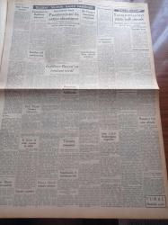 Ulus Gazetesi - 24 Kasım 1953 - Hüseyin Cahit Yalçın - İngiliz Dışişleri Bakanı Eden İran'a Bir Mesaj Gönderdi - Trabzon'da CHP'nin Başbakan Adnan Menderes'e Cevabı Kızıl Çin'le Kuzey Kore İktisadi Anlaşma Yaptı - Muammer Karaca İle Artisti Güzin İpek Arasında Bir İhtilaf - Fransız Polisine Tam 1,5 Yıl Meydan Okuyan Adam Dominici -  Tek Yıldız İmzasını Kullanan Samet Ağaoğlu Suçüstü Yakalanmıştır - Güzel Gözlü Yosma Yazan Pierre Decourcelle Yazı Dizisi - Maliye Bakanı Hasan Polatkan Çok Yoruluyormuş - Dünya Güzeli Christian Martel Yakında Evleniyormuş - Yunanlı Rejisör Takis Musenidis Neler Anlatıyor - İspanyol Musikisinin Elçisi Joaquin Rodrigo - Turist Otel Pavyonu - Milli Takımımızın Tesbiti Meselesi - Gol Kralı Kupamız - Cenubi Amerika Ses Yıldızı Alda Regis