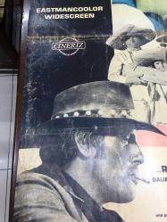 İngilizce ORİJİNAL BEZ SİNEMA, Film AFİŞİ - Kara Jak, Dehşet günleri, (Black Jack) 1968, BEZ FİLM AFİŞİ / POSTERİ - BÜYÜK BOY - ORİJİNAL - 92 X 66 cm EBADINDA - Original Turkish Big Size Movie Poster -  Gianfranco Baldanello, Moez Majali, Luigi Ambrosini, Augusto Finocchi, Gianfranco Baldanello, Robert Woods, Lucienne Bridou, Rik Battaglia, Larry Dolgin, Nino Fuscagni, Mimmo Palmara, Dalia Zagni, Federico Chentrens, Sasha Krusharska, Goffredo Unger, Giovanni Ivan Scratuglia, Giovanni Bonadonna, Romano Magnino, CINERIZ, İlan Vergisi Pullu