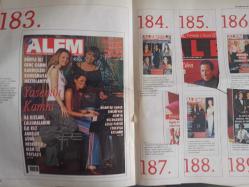 Alem Magazin Dergisi - 14 Yılın En İyi Kapakları - Meltem Cumbul - Sertab Erener - Ahu Tuğbay - Yasemin Kamhi - Dice Kayek - Sakıp Sabancı - Kağan Gürsel - Merve Kurttepeli - Sarah Validedeoğlu - Mehmet Öz - Lisa Öz - Nil Bentürk - Mustafa Sarıgül - Leyla Alaton - Tansa Mermerci - Yasemin Kozanoğlu - David Linley - Selma Türkeş - Yasemin Aloğlu - Bilgün Dereli - Mustafa Koç - Caroline Koç - Mica Ertegün - Serdar Caloğlu - Prenses Firyal - Caroline Herrera - Servet Koçak - Brett Sherlock - Feri Elhadef - Altuğ Başar fotoğraf ve haberi - Dergi Tam Değildir Sadece 78 Sayfası Mevcuttur - Sayfalarda Yırtık Mevcuttur