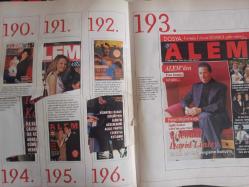 Alem Magazin Dergisi - 14 Yılın En İyi Kapakları - Meltem Cumbul - Sertab Erener - Ahu Tuğbay - Yasemin Kamhi - Dice Kayek - Sakıp Sabancı - Kağan Gürsel - Merve Kurttepeli - Sarah Validedeoğlu - Mehmet Öz - Lisa Öz - Nil Bentürk - Mustafa Sarıgül - Leyla Alaton - Tansa Mermerci - Yasemin Kozanoğlu - David Linley - Selma Türkeş - Yasemin Aloğlu - Bilgün Dereli - Mustafa Koç - Caroline Koç - Mica Ertegün - Serdar Caloğlu - Prenses Firyal - Caroline Herrera - Servet Koçak - Brett Sherlock - Feri Elhadef - Altuğ Başar fotoğraf ve haberi - Dergi Tam Değildir Sadece 78 Sayfası Mevcuttur - Sayfalarda Yırtık Mevcuttur