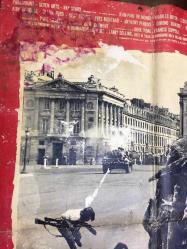 İtalyanca ORİJİNAL BEZ SİNEMA, Film AFİŞİ - Paris Yanıyor, (PARICI BRUCIA? - Paris brûle-t-il ? - Paris is burning) 1966, BEZ FİLM AFİŞİ / POSTERİ - BÜYÜK BOY - ORİJİNAL - 93 X 66 cm EBADINDA - Original Turkish Big Size Movie Poster - René Clément, Larry Collins, Dominique Lapierre, Gore Vidal, Jean-Paul Belmondo, Alain Delon, Charles Boyer, Leslie Caron, Jean-Pierre Cassel, George Chakiris, Bruno Cremer, Claude Dauphin, Kirk Douglas, Pierre Dux, Glenn Ford, Gert Fröbe, Daniel Gélin, Georges Géret, Hannes Messemer, Harry Meyen, Yves Montand, Anthony Perkins, Michel Piccoli, Wolfgang Preiss, Claude Rich, Simone Signoret, Robert Stack, Jean-Louis Trintignant, Pierre Vaneck, Marie Versini, Skip Ward, Orson Welles, Michel Etcheverry, Billy Frick, Ernst Fritz Fürbringer, Konrad Georg, Joachim Hansen, Félix Marten, Paloma Matta, Günter Meisner, Sacha Pitoëff, Albert Rémy, Christian Rode, Helmuth Schneider