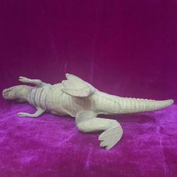 VINTAGE YEŞİL RENKLİ PLASTİK DİNAZOR FİGÜR OYUNCAK