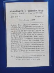 Almanya Adolf Hitler Fotoğraf propaganda Kartı