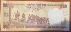 HİNDİSTAN 500 RUPİ 2011  ÇOK TEMİZ RESİMDEKİ ÜRÜN