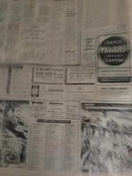 HÜRRİYET GAZETESİ   21 ARALIK 1968 YIL :21 SAYI :7420-İzmir,Gazino,Tam sayfa fotoğraflı reklam--Bayramda  sağanak halinde yağış olacak -- Bugün  fezaya  fırlatılacak  3 astronot  ayın etrafında  yirmi saat  dönecek --   İnce Memed  'in  ikinci cildini Hürriyet satın aldı --Ayın Fethi için son adım  atılıyor --Ünlü  bir İngiliz Ansiklopedisi Atatürk 'ü  kapak  yaptı --Galatasaray  zor  günün  kucağında --  Fenerbahçe'nin  beki Özcan  manken oldu -- Altınordu  , kuvvetli  rakibi  Lubliana  ile  bu gece oynuyor -- Kaleci  Varol 'un  son numarası  :Hacca gitmek ---Bir Fransız  mecmuası  Yılmaz  Şen 'i  Türkiye 'nin  en iyi  futbolcusu  seçti ---Fuar Ekici  Benelüks 'te : Yıldıray Çınar , Şükran Ay ,  Şen Bahriyeler , Gülüstan  Okan ,Nevzat  Guyer ---Erzurumlu  flütçü  Sadık  Harika  sanatçı  ilan edildi ---İzmir de bir yer altı  geçidi  var ama  kullanan  yok --