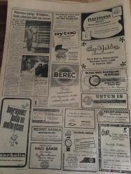 HÜRRİYET GAZETESİ   21 ARALIK 1968 YIL :21 SAYI :7420-İzmir,Gazino,Tam sayfa fotoğraflı reklam--Bayramda  sağanak halinde yağış olacak -- Bugün  fezaya  fırlatılacak  3 astronot  ayın etrafında  yirmi saat  dönecek --   İnce Memed  'in  ikinci cildini Hürriyet satın aldı --Ayın Fethi için son adım  atılıyor --Ünlü  bir İngiliz Ansiklopedisi Atatürk 'ü  kapak  yaptı --Galatasaray  zor  günün  kucağında --  Fenerbahçe'nin  beki Özcan  manken oldu -- Altınordu  , kuvvetli  rakibi  Lubliana  ile  bu gece oynuyor -- Kaleci  Varol 'un  son numarası  :Hacca gitmek ---Bir Fransız  mecmuası  Yılmaz  Şen 'i  Türkiye 'nin  en iyi  futbolcusu  seçti ---Fuar Ekici  Benelüks 'te : Yıldıray Çınar , Şükran Ay ,  Şen Bahriyeler , Gülüstan  Okan ,Nevzat  Guyer ---Erzurumlu  flütçü  Sadık  Harika  sanatçı  ilan edildi ---İzmir de bir yer altı  geçidi  var ama  kullanan  yok --