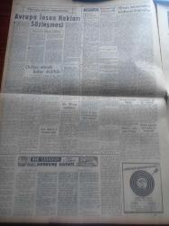 Ulus Gazetesi - 20 Eylül 1953 - Silvan Tecavüzleri Haberi Doğrudur -  Diyarbakır CHP İl Başkanı Vefik Pirinççioğlu Demokrat Partili Partizanlar Küçük Çocukları CHP'ye Saldırttı - Hüseyin Cahit Yalçın - Ankara Konkuripikleri Başladı - Nihat Erim Köşe Yazısı - İşçiler Dün Komünizmi Heyecanla Tel'in Ettiler - Doçent Doktor İlham Lütem - Ferit Melen Elazığ'da - Muhabank - Amerika'nın En Müthiş Banka Soyguncusu Aktör Willie'nin Maceraları Yazı Dizisi - Helikon Derneğinin Yıldönümü - Ulus'un Resimli Romanı İçimizdeki Düşman - Cemiyet Hayatı - Aktör Tyrone Power - Yüzbaşı Prien'in Zaferi - Emlak Bankası - Arı Unları - Mavi Gillette Bıçakları - Bahar Kadın Berberi Fikri Erbaş - Otomobil Lastiği Karaborsada - 4. Makabiyat Olimpiyatları - Enossis Beyoğluspor'u Yendi - Yüzbaşı Salih Koç - Yüzbaşı Nail Gönenli - Ankara Kupası Tenis Turnuvası