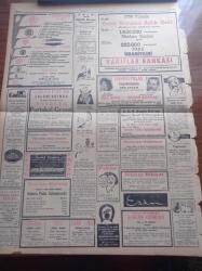 Ulus Gazetesi - 24 Mart 1956 - EOKA'nın Dağıttığı Beyannamelere Göre Tethişçiler Kıbrıs'ta 150 İngiliz Askerini Öldürdü - Hüseyin Cahit Yalçın - Pakistan'da Cumhuriyet - Amerikan Yardımı Müzakere Ediliyor - Gazeteciler Amerikalı Petrol Mütehassisi Thornburg'u Sıkıştırdı - Cumhuriyetçi Millet Partisi Başkanı Osman Bölükbaşı Gaziantep'te - Ordu Takımı Lizbon'a Gitti - Lastiksizlik Şoförleri Müşkül Duruma Soktu - Sovyet Enerji Bakanı Malenkof Doğu İle Batı Anlaşabilir - Polislere Fosforlu Pardesü Dağıtıldı - 1954 Hazine Hesabı Umumisi - Yedi Kızlar Yazan Georges Simenon - Soğuk Harp Daha İki Sene Sürecek - 20 Yaşında Bir Kız Cinsiyet Değiştiriyor - Rus Muharipleri Amerika'ya Gidecek - Kavaklıdere Şarabı - Dans İlahesi İnci Birol Ve Kıymetli Sanatkar Şadan Adanalı Gümüş Palas Gazinosunda - Cihan Palas Salonlarında Antalya Portakal Gecesi - Tokalon - Devlet Tiyatrosu - Vakıflar Bankası