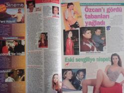 Süper Galaxy Haftalık Aktüalite Sinema Tiyatro Müzik ve Magazin Dergisi - 2001 Yılı - Sayı:8 - Aşkın Nur Yengi - Tuğba Özay - Baran Süzer - Doğa Rutkay - Mehmet ali Alabora - Çelik Erişçi -Hande Ataizi - Nilhan Çilesiz - Cengiz Karavan - Meltem Cumbul  - İnci Onat - Ozan Doğulu - Bengü - Alex - Ebru Yaşar - Burcu Erkal - Sakıp Sabancı - Salih Keçeci - Ebru Gündeş - Özcan Deniz - Özlem Selanik - Siret Derman - Hande Yener - Orhan Atasoy - Emel Sayın - Mithat Can - Didem Öner - Ziya Kürküt - Teoman - Şeyla Kalaora - Ferruh Emiroğlu - Meral Gökçaylı - Derya Tuna - Didem Taslan - Nefise Karatay - Yeşim Kutluata - Gulu Lalvani - Berel Aksoy - Nuran Aksoy - Emrah - Demet Şener - Banu Alkan - Burcu Egesoy - Abdülkadir Uslu - Melek Yargıcı -  - Bahadır Karakuş - Sibel Ceylan - Sema Çalışkan - Aysu Baçeoğlu - Nilgün Yılmaz - Neslihan Yavuzcan - Melis Sökmen - Uğur Günderi - Berrin Atılgan - Ralf Tezman - Selin Toktay - Nilgün Yılmaz fotoğraf ve haberi - Tam Takım Dergi