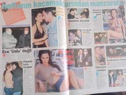 Süper Galaxy Haftalık Aktüalite Sinema Tiyatro Müzik ve Magazin Dergisi - 2001 Yılı - Sayı:8 - Aşkın Nur Yengi - Tuğba Özay - Baran Süzer - Doğa Rutkay - Mehmet ali Alabora - Çelik Erişçi -Hande Ataizi - Nilhan Çilesiz - Cengiz Karavan - Meltem Cumbul  - İnci Onat - Ozan Doğulu - Bengü - Alex - Ebru Yaşar - Burcu Erkal - Sakıp Sabancı - Salih Keçeci - Ebru Gündeş - Özcan Deniz - Özlem Selanik - Siret Derman - Hande Yener - Orhan Atasoy - Emel Sayın - Mithat Can - Didem Öner - Ziya Kürküt - Teoman - Şeyla Kalaora - Ferruh Emiroğlu - Meral Gökçaylı - Derya Tuna - Didem Taslan - Nefise Karatay - Yeşim Kutluata - Gulu Lalvani - Berel Aksoy - Nuran Aksoy - Emrah - Demet Şener - Banu Alkan - Burcu Egesoy - Abdülkadir Uslu - Melek Yargıcı -  - Bahadır Karakuş - Sibel Ceylan - Sema Çalışkan - Aysu Baçeoğlu - Nilgün Yılmaz - Neslihan Yavuzcan - Melis Sökmen - Uğur Günderi - Berrin Atılgan - Ralf Tezman - Selin Toktay - Nilgün Yılmaz fotoğraf ve haberi - Tam Takım Dergi