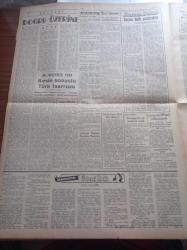 Ulus Gazetesi - 26 Ağustos 1949 - Bakanlar Kurulu İsmet İnönü'nün Başkanlığında Toplandı - Avrupa İstişare Meclisinde Türkiye Avrupa Birliği Fikrini Ciddiyetle Ele Alarak Çalışıyor - Hüseyin Cahit Yalçın - Peyami Safa Köşe Yazısı - Milli Oyunlar Ekibimiz İtalya'ya Gidiyor - Muzaffer Sarıözen - Suriye'nin Buğdayı Anlaşmaların Bozulduğu Haberi Dün Teyid Edildi - İstanbul Adalet Sarayı Projesi Müsabakası Dün Akşam Sona Erdi - 26 Ağustos 1922 Kesin Sonuçlu Türk Taarruzu - Goethe'nin 200. Yıldönümü - Amerika Tito'ya Güvenmiyor - Amerika Filistin İçin Bir Hal Çaresi Buldu - Rommel'in Son Günleri - Radyo İle Bir Evlenme Teklifi Yapıldı - Ping Pong Turnuvası - Gençlerbirliği Ordu Karması - Dünyanın En Garip Kadını Greta Garbo Tekrar Beyazperdeye Dönüyor - Truman'ın Kaç Tane Muhafızı Var - Uluslararası Türkiye Tenis Birincilikleri