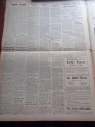 Ulus Gazetesi - 26 Ağustos 1949 - Bakanlar Kurulu İsmet İnönü'nün Başkanlığında Toplandı - Avrupa İstişare Meclisinde Türkiye Avrupa Birliği Fikrini Ciddiyetle Ele Alarak Çalışıyor - Hüseyin Cahit Yalçın - Peyami Safa Köşe Yazısı - Milli Oyunlar Ekibimiz İtalya'ya Gidiyor - Muzaffer Sarıözen - Suriye'nin Buğdayı Anlaşmaların Bozulduğu Haberi Dün Teyid Edildi - İstanbul Adalet Sarayı Projesi Müsabakası Dün Akşam Sona Erdi - 26 Ağustos 1922 Kesin Sonuçlu Türk Taarruzu - Goethe'nin 200. Yıldönümü - Amerika Tito'ya Güvenmiyor - Amerika Filistin İçin Bir Hal Çaresi Buldu - Rommel'in Son Günleri - Radyo İle Bir Evlenme Teklifi Yapıldı - Ping Pong Turnuvası - Gençlerbirliği Ordu Karması - Dünyanın En Garip Kadını Greta Garbo Tekrar Beyazperdeye Dönüyor - Truman'ın Kaç Tane Muhafızı Var - Uluslararası Türkiye Tenis Birincilikleri