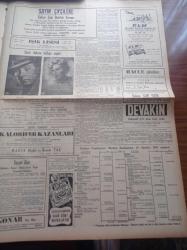 Ulus Gazetesi - 26 Ağustos 1949 - Bakanlar Kurulu İsmet İnönü'nün Başkanlığında Toplandı - Avrupa İstişare Meclisinde Türkiye Avrupa Birliği Fikrini Ciddiyetle Ele Alarak Çalışıyor - Hüseyin Cahit Yalçın - Peyami Safa Köşe Yazısı - Milli Oyunlar Ekibimiz İtalya'ya Gidiyor - Muzaffer Sarıözen - Suriye'nin Buğdayı Anlaşmaların Bozulduğu Haberi Dün Teyid Edildi - İstanbul Adalet Sarayı Projesi Müsabakası Dün Akşam Sona Erdi - 26 Ağustos 1922 Kesin Sonuçlu Türk Taarruzu - Goethe'nin 200. Yıldönümü - Amerika Tito'ya Güvenmiyor - Amerika Filistin İçin Bir Hal Çaresi Buldu - Rommel'in Son Günleri - Radyo İle Bir Evlenme Teklifi Yapıldı - Ping Pong Turnuvası - Gençlerbirliği Ordu Karması - Dünyanın En Garip Kadını Greta Garbo Tekrar Beyazperdeye Dönüyor - Truman'ın Kaç Tane Muhafızı Var - Uluslararası Türkiye Tenis Birincilikleri