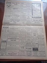 Ulus Gazetesi - 26 Ağustos 1949 - Bakanlar Kurulu İsmet İnönü'nün Başkanlığında Toplandı - Avrupa İstişare Meclisinde Türkiye Avrupa Birliği Fikrini Ciddiyetle Ele Alarak Çalışıyor - Hüseyin Cahit Yalçın - Peyami Safa Köşe Yazısı - Milli Oyunlar Ekibimiz İtalya'ya Gidiyor - Muzaffer Sarıözen - Suriye'nin Buğdayı Anlaşmaların Bozulduğu Haberi Dün Teyid Edildi - İstanbul Adalet Sarayı Projesi Müsabakası Dün Akşam Sona Erdi - 26 Ağustos 1922 Kesin Sonuçlu Türk Taarruzu - Goethe'nin 200. Yıldönümü - Amerika Tito'ya Güvenmiyor - Amerika Filistin İçin Bir Hal Çaresi Buldu - Rommel'in Son Günleri - Radyo İle Bir Evlenme Teklifi Yapıldı - Ping Pong Turnuvası - Gençlerbirliği Ordu Karması - Dünyanın En Garip Kadını Greta Garbo Tekrar Beyazperdeye Dönüyor - Truman'ın Kaç Tane Muhafızı Var - Uluslararası Türkiye Tenis Birincilikleri